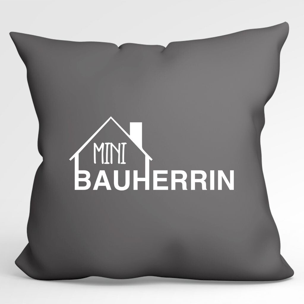 УРАА! Подушка Mini Bauherrin с надписью декоративная наволочка без наполнения 40х40см Серая Сталь с мотивом для домовладельцев Hellweg Druckerei
УРАА! Подушка Mini Bauherrin с надписью декоративная наволочка без наполнения 40х40см Серая Сталь с мотивом для домовладельцев Hellweg Druckerei