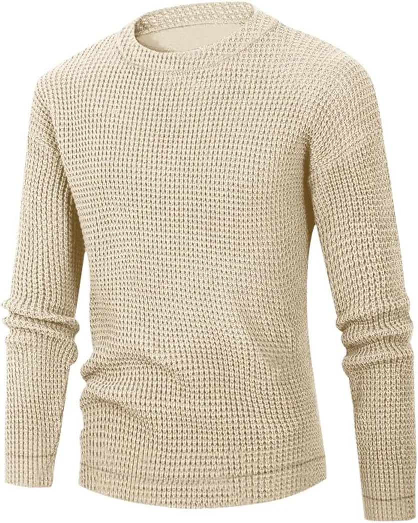 Мужской свитер с вафельной текстурой, длинный рукав, пуловер QZH.DUAO
Мужской свитер с вафельной текстурой, длинный рукав, пуловер QZH.DUAO