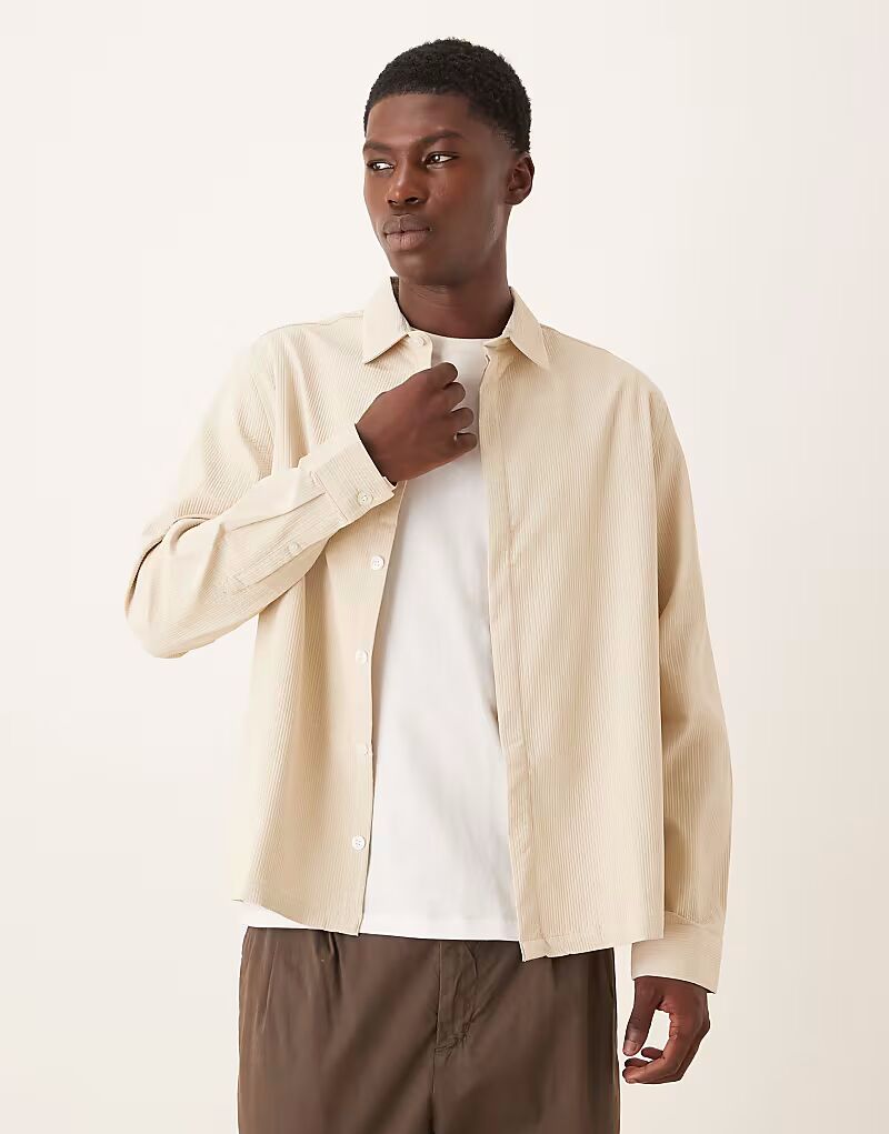 Рубашка свободного кроя кремового цвета с текстурой Asos Design
Рубашка свободного кроя кремового цвета с текстурой Asos Design