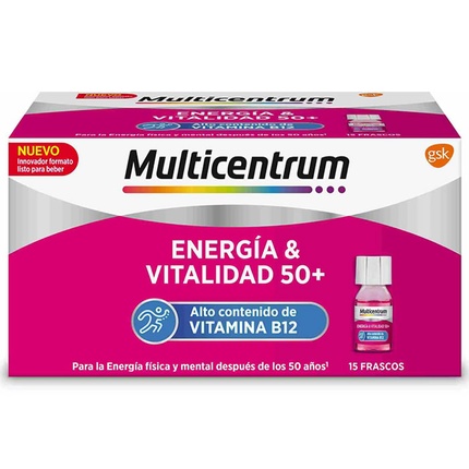 Energy Vitality 50 15x7 мл - Упаковка из 15 шт Multicentrum 
Energy Vitality 50 15x7 мл - Упаковка из 15 шт Multicentrum