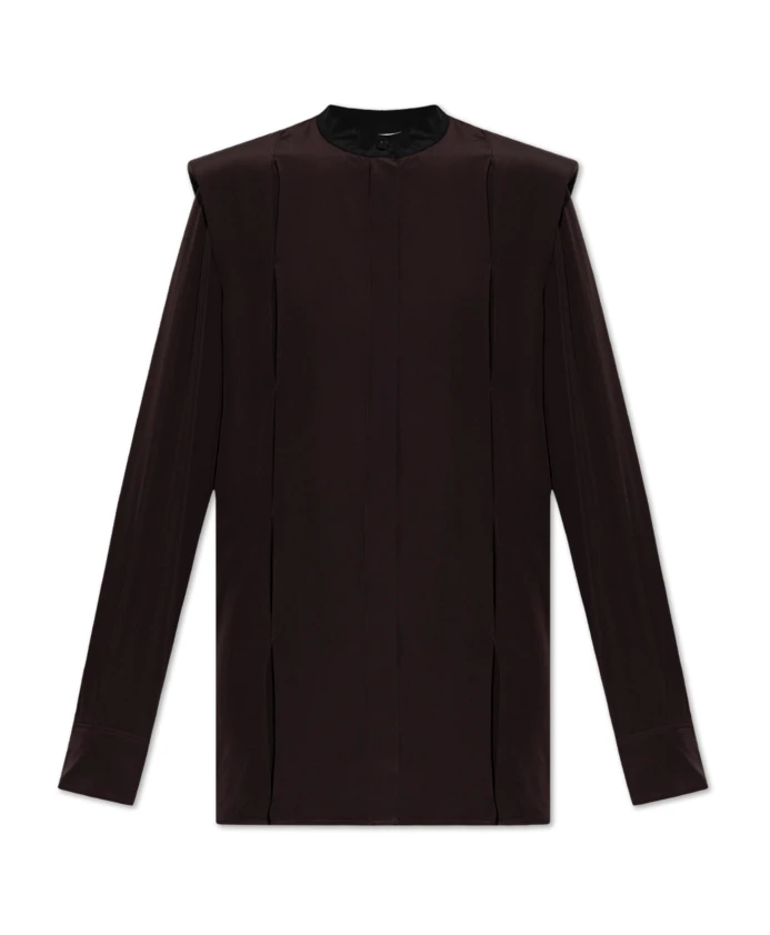 Шелковая рубашка Victoria Beckham, коричневый
Шелковая рубашка Victoria Beckham, коричневый