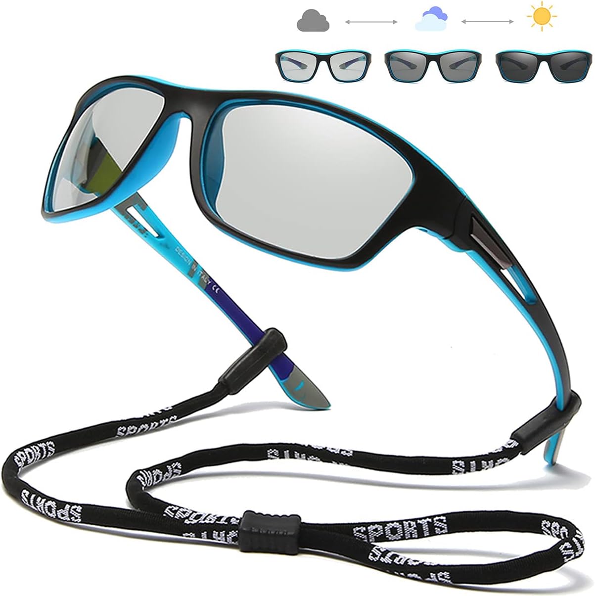 Фотохромные поляризованные солнцезащитные очки для рыбалки для мужчин и женщин, с защитой от УФ-излучения, для езды на велосипеде, вождения и занятий спортом HCYCFY, Blue Frame/Photochromic Lens
Фотохромные поляризованные солнцезащитные очки для рыбалки для мужчин и женщин, с защитой от УФ-излучения, для езды на велосипеде, вождения и занятий спортом HCYCFY, Blue Frame/Photochromic Lens