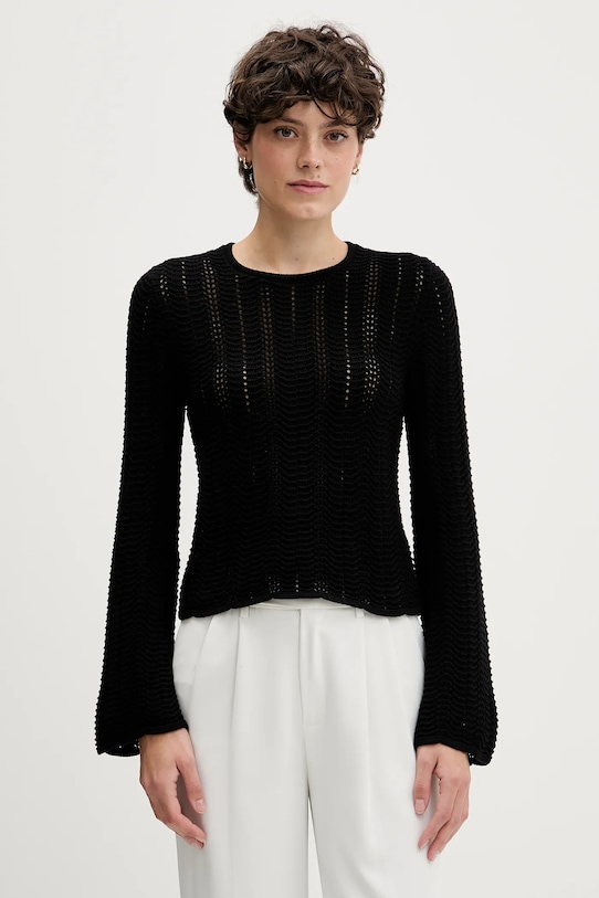 Хлопковый свитер Sisley, черный
Хлопковый свитер Sisley, черный