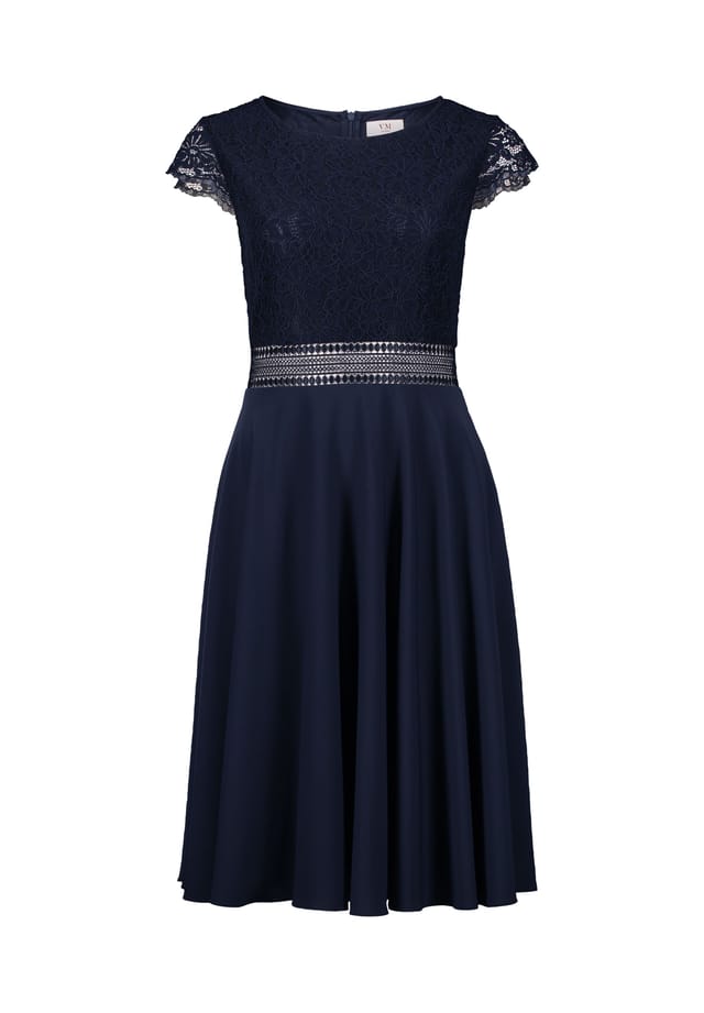 Вечернее платье с кружевом Vera Mont, цвет night sky 
Вечернее платье с кружевом Vera Mont, цвет night sky