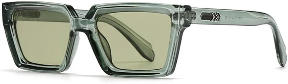 Модные сине-зеленые солнцезащитные очки для женщин, винтажные градиентные очки с защитой от УФ-излучения для мужчин, трендовые очки с заклепками UUPTTPL, Green Green
Модные сине-зеленые солнцезащитные очки для женщин, винтажные градиентные очки с защитой от УФ-излучения для мужчин, трендовые очки с заклепками UUPTTPL, Green Green