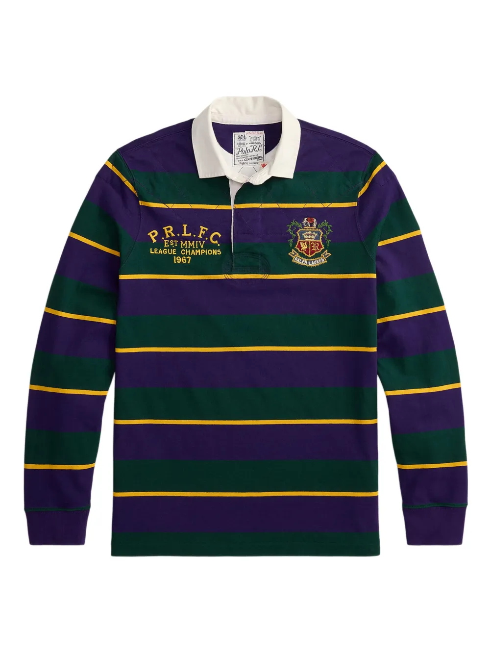 Полосатая рубашка-регби с логотипом Polo Ralph Lauren, фиолетовый
Полосатая рубашка-регби с логотипом Polo Ralph Lauren, фиолетовый