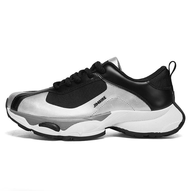 Низкие массивные кроссовки мужские King Jinmai, Silver 
Низкие массивные кроссовки мужские King Jinmai, Silver