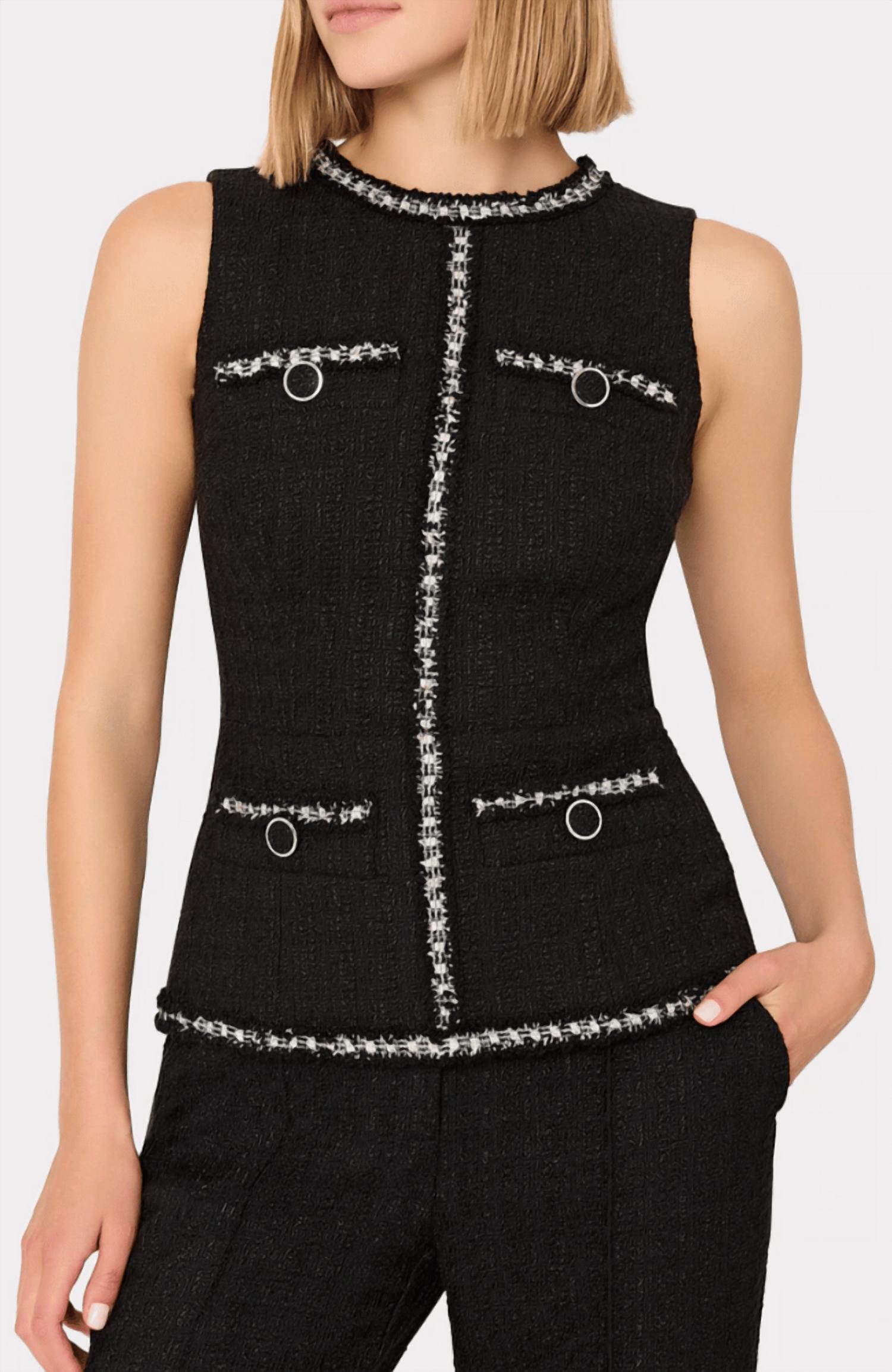 Топ Nette Boucle Shell черный MILLY
Топ Nette Boucle Shell черный MILLY