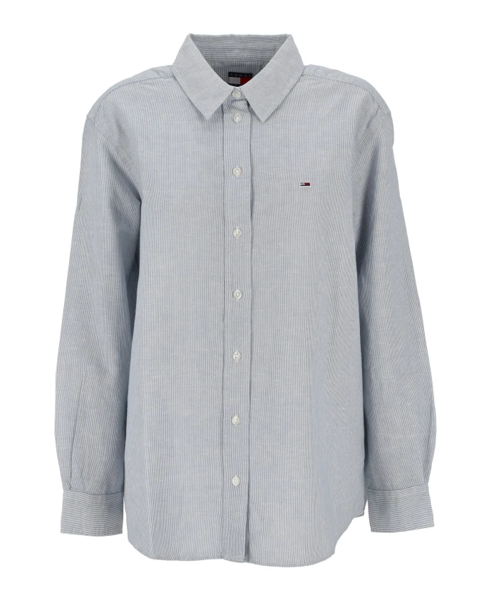 Льняная рубашка свободного кроя. Tommy Jeans, синий
Льняная рубашка свободного кроя. Tommy Jeans, синий