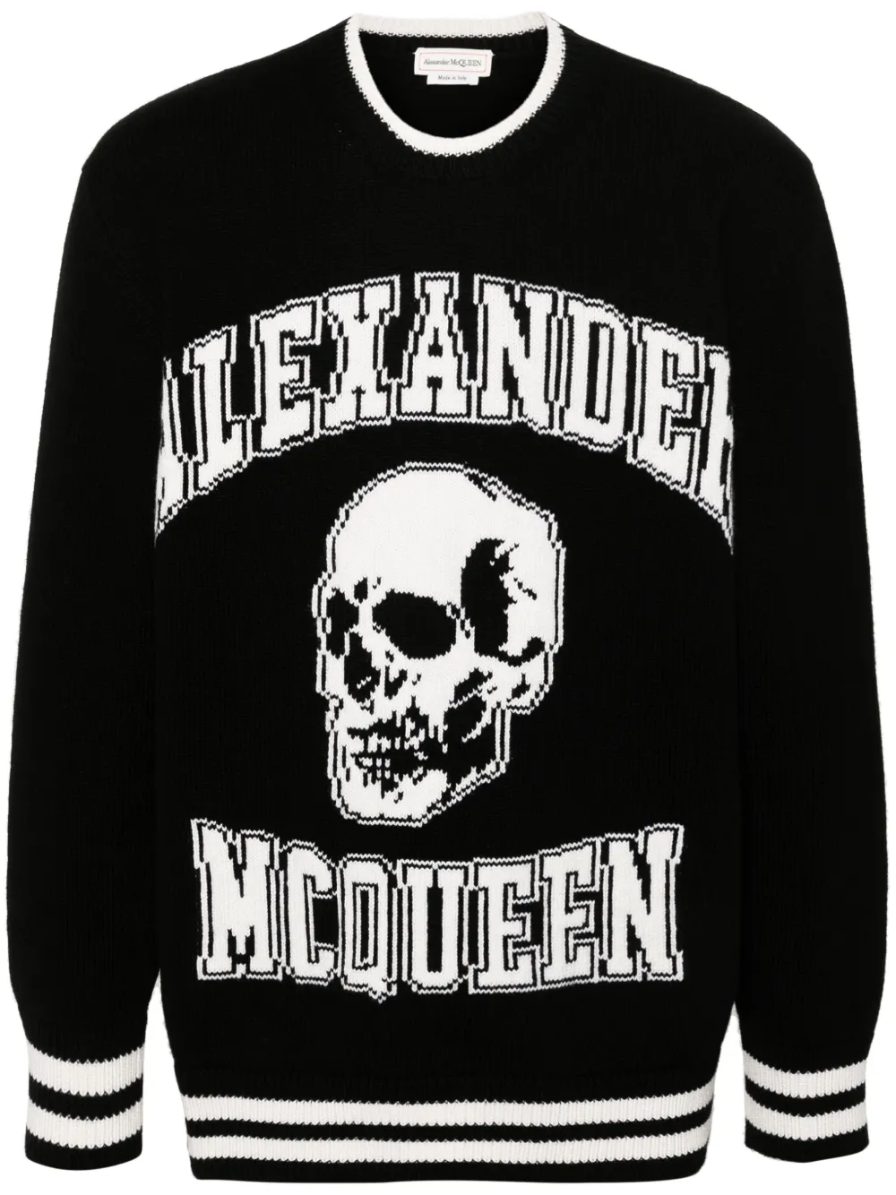Свитер с логотипом Alexander McQueen, черный
Свитер с логотипом Alexander McQueen, черный