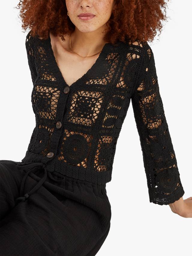 Кардиган крючком Accessorize, Black
Кардиган крючком Accessorize, Black