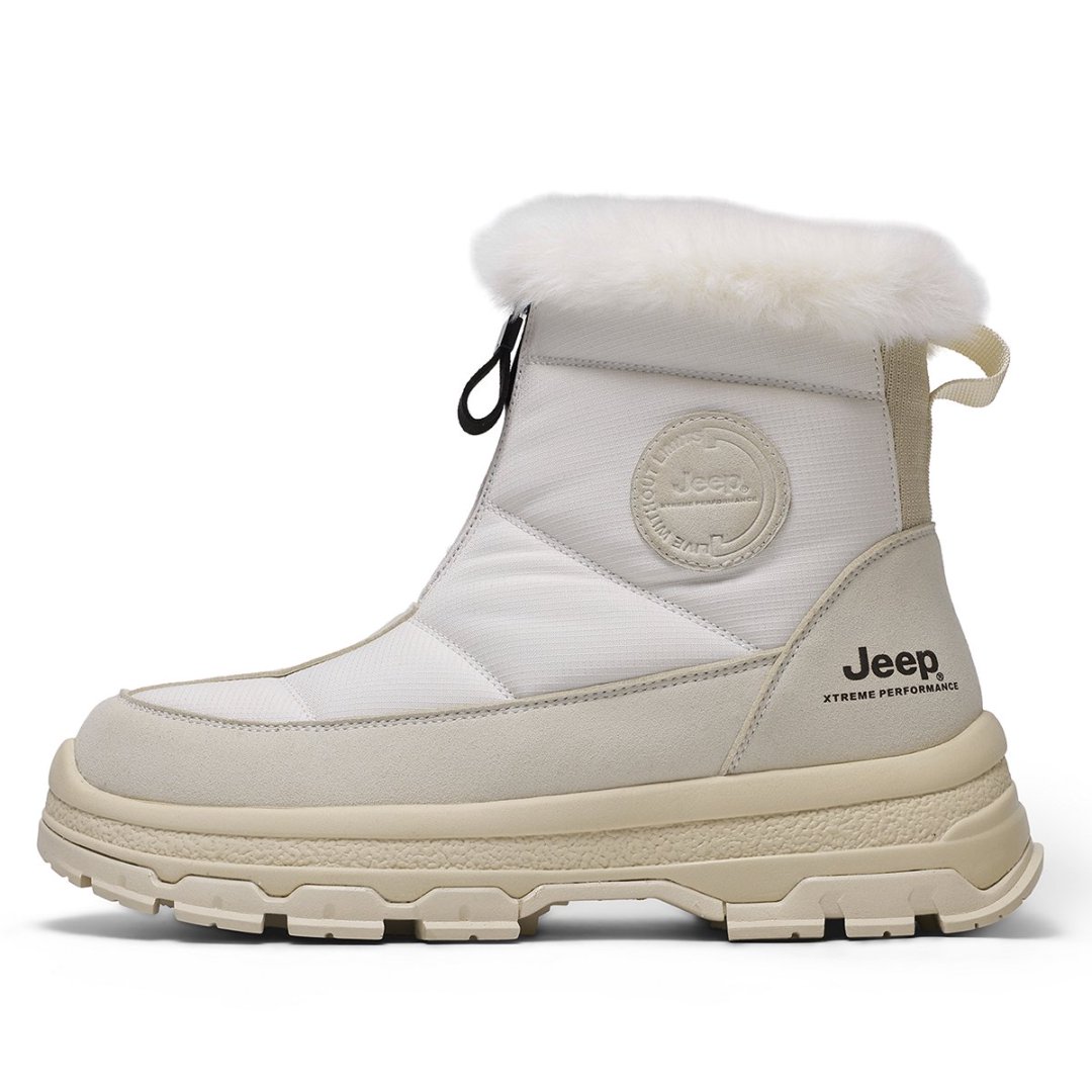 Термостойкие водонепроницаемые противоскользящие утепленные ботинки для снега с амортизацией и защитой от истирания Jeep, белый
Термостойкие водонепроницаемые противоскользящие утепленные ботинки для снега с амортизацией и защитой от истирания Jeep, белый