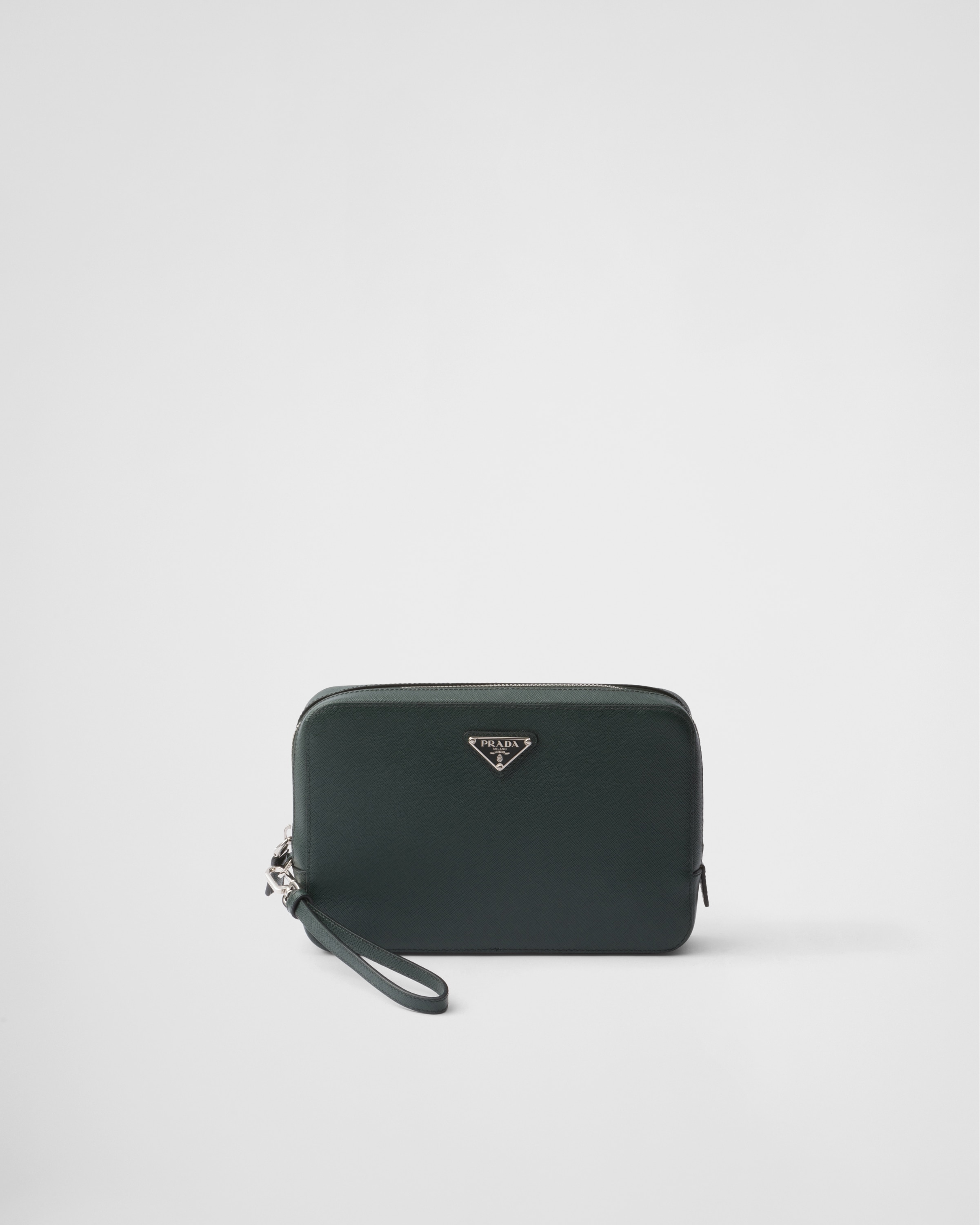 Клатч из сафьяновой кожи Prada, зеленый
Клатч из сафьяновой кожи Prada, зеленый