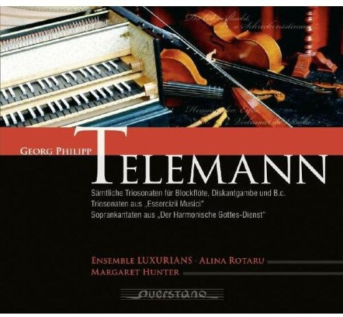 CD диск Telemann / Ensemble Luxurians / Rotaru: Trio Sonatas for Recorder
CD диск Telemann / Ensemble Luxurians / Rotaru: Trio Sonatas for Recorder