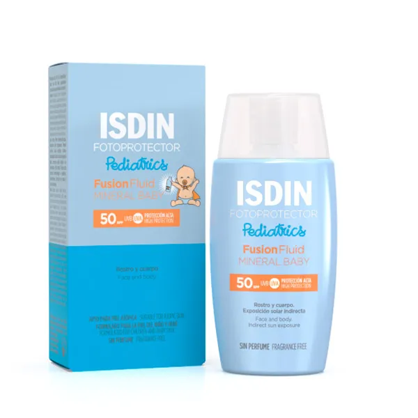 100% минеральный детский солнцезащитный крем Pediatrics Fusion Fluid Mineral Baby Spf 50 Isdin, 50 ml
100% минеральный детский солнцезащитный крем Pediatrics Fusion Fluid Mineral Baby Spf 50 Isdin, 50 ml