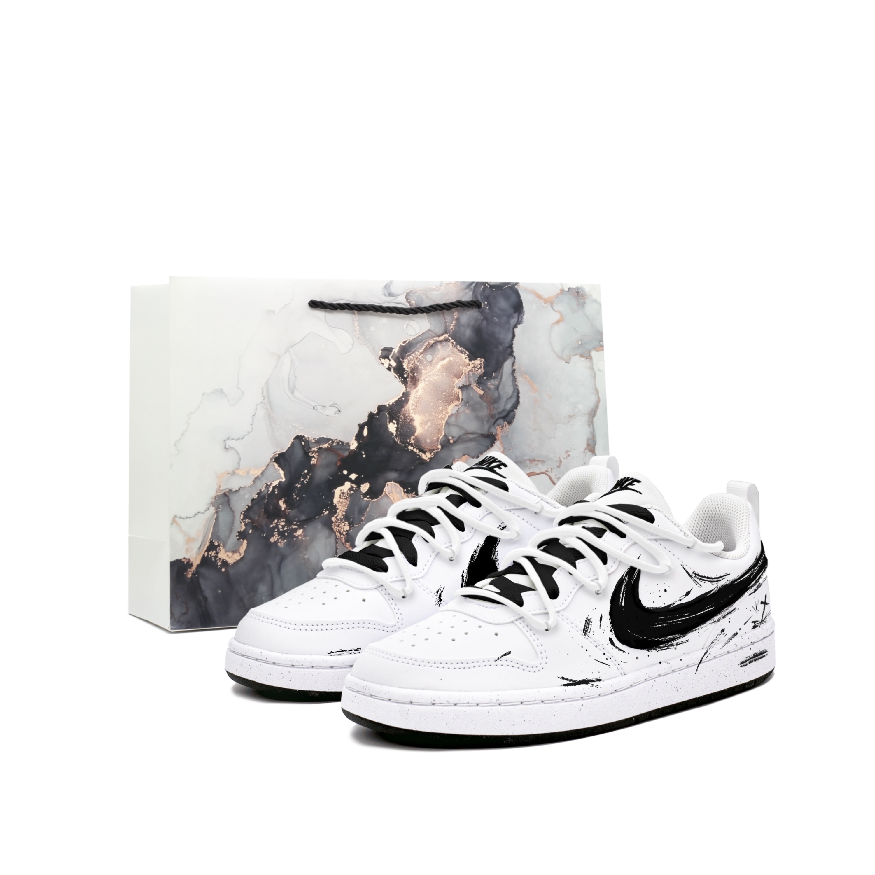 Nike Детские кроссовки для скейтбординга Court Borough Blade And Sword Shadows с низким верхом, устойчивые к истиранию, белые, черные, подростковые
Nike Детские кроссовки для скейтбординга Court Borough Blade And Sword Shadows с низким верхом, устойчивые к истиранию, белые, черные, подростковые