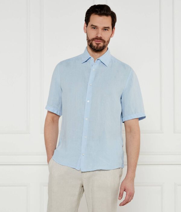 Льняная рубашка rash_2_m Regular fit Boss Orange, синий
Льняная рубашка rash_2_m Regular fit Boss Orange, синий