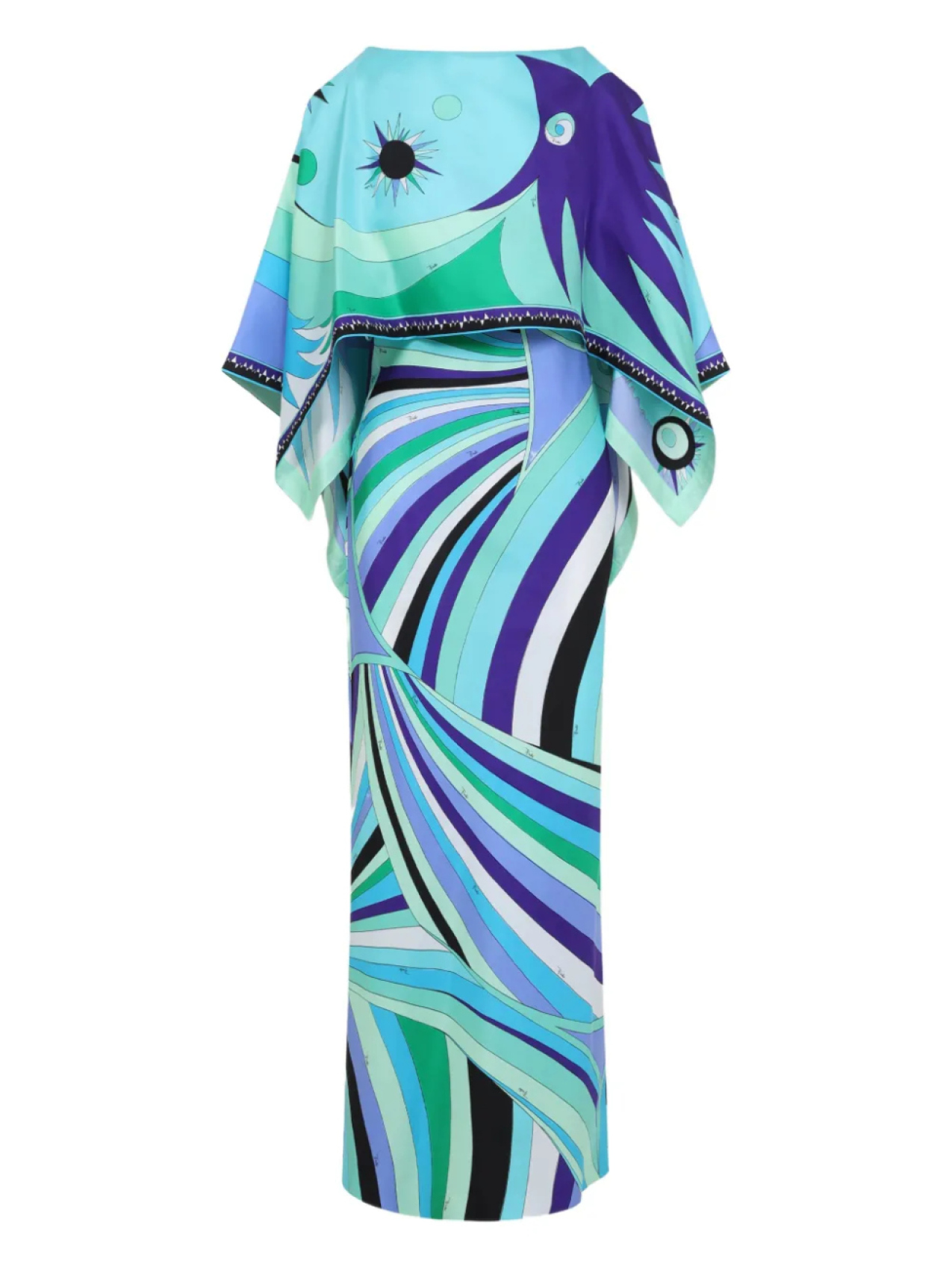 Шелковое платье PUCCI, зеленый 
Шелковое платье PUCCI, зеленый