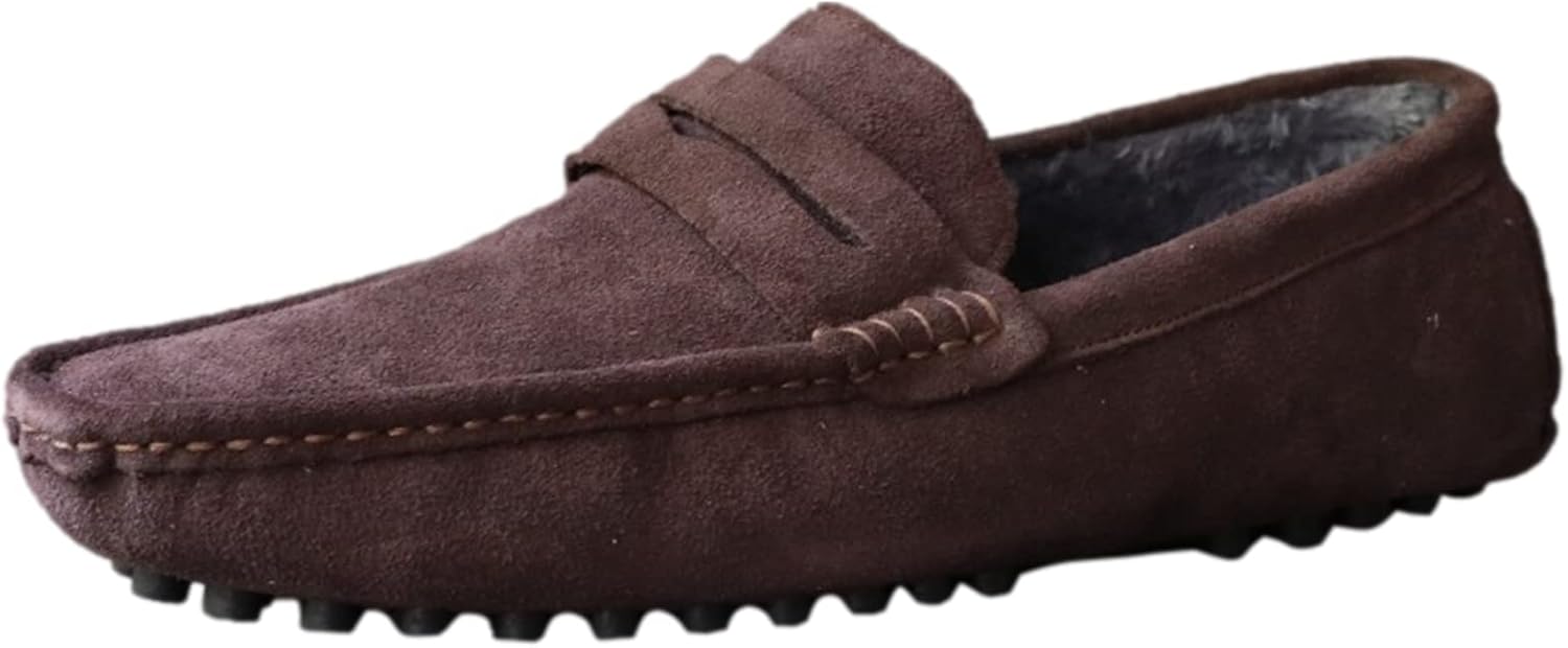 Мужские замшевые кожаные лоферы ANUFER, удобные мокасины, Coffee-plush Lined
Мужские замшевые кожаные лоферы ANUFER, удобные мокасины, Coffee-plush Lined