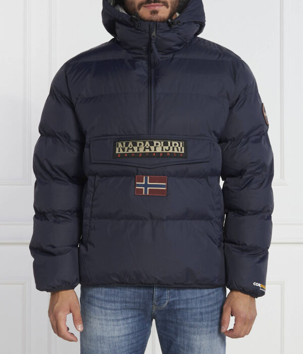 Куртка-анорак мужская Napapijri Rainforest стеганая утепленная, синий 
Куртка-анорак мужская Napapijri Rainforest стеганая утепленная, синий