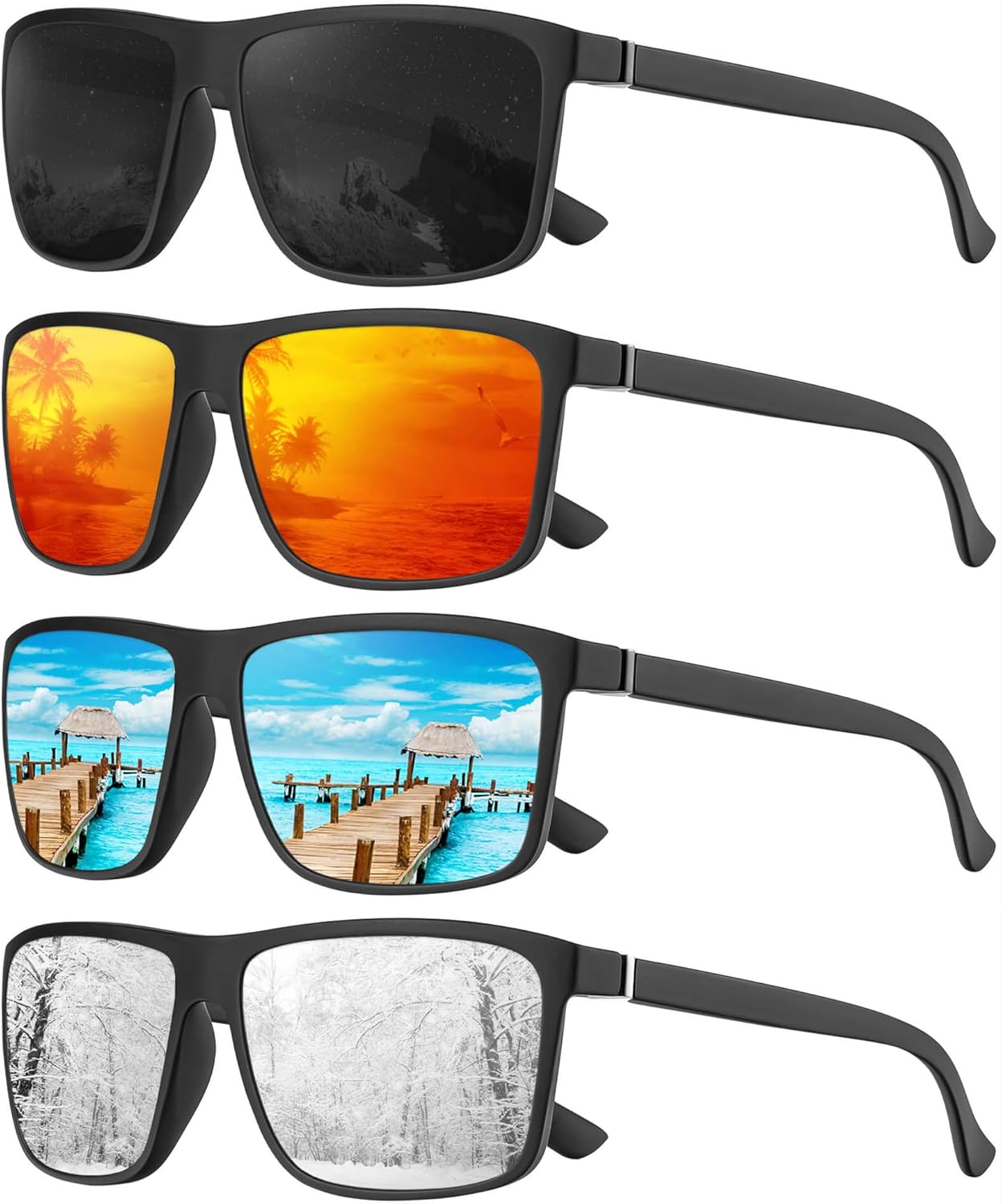 Солнцезащитные очки KALIYADI Polarized Mens Sun-Glasses Sunglasses-Men: классические солнцезащитные очки с защитой от УФ-излучения для рыбалки, вождения, гольфа, Black/Red/Ice Blue/Silver
Солнцезащитные очки KALIYADI Polarized Mens Sun-Glasses Sunglasses-Men: классические солнцезащитные очки с защитой от УФ-излучения для рыбалки, вождения, гольфа, Black/Red/Ice Blue/Silver