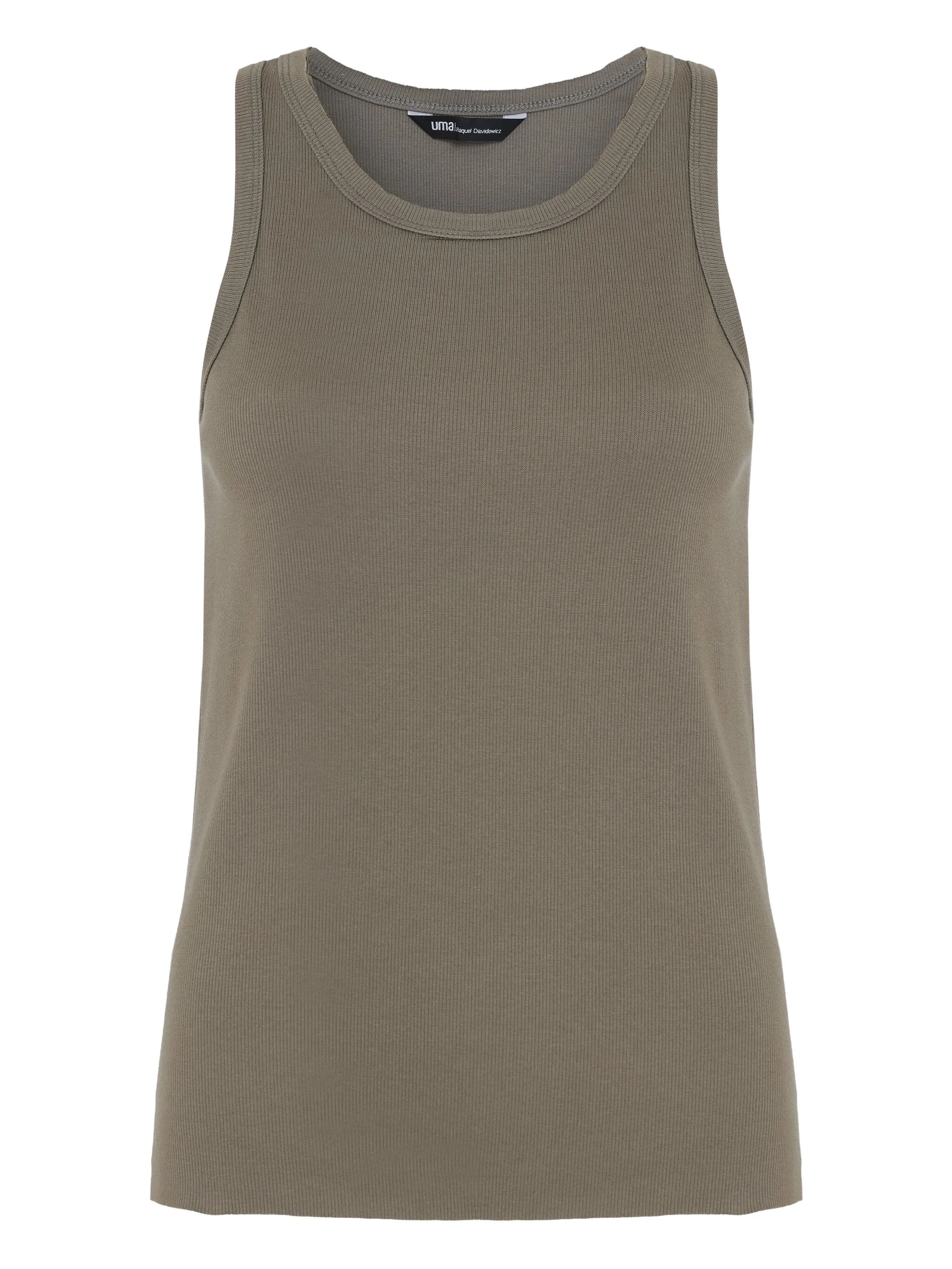 Топ в рубчик с круглым вырезом Uma | Raquel Blay, зеленый
Топ в рубчик с круглым вырезом Uma | Raquel Blay, зеленый