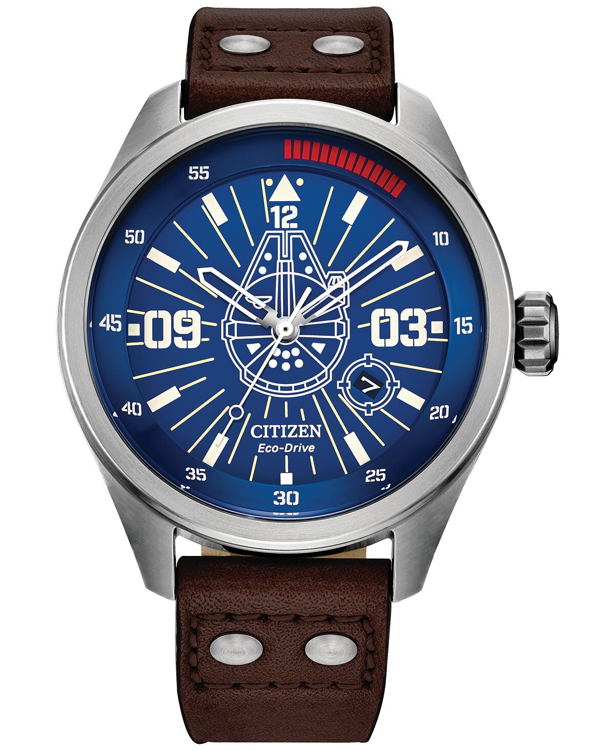 Мужские часы Eco-Drive «Звездные войны Хан Соло» с коричневым кожаным ремешком, 43 мм Citizen
Мужские часы Eco-Drive «Звездные войны Хан Соло» с коричневым кожаным ремешком, 43 мм Citizen