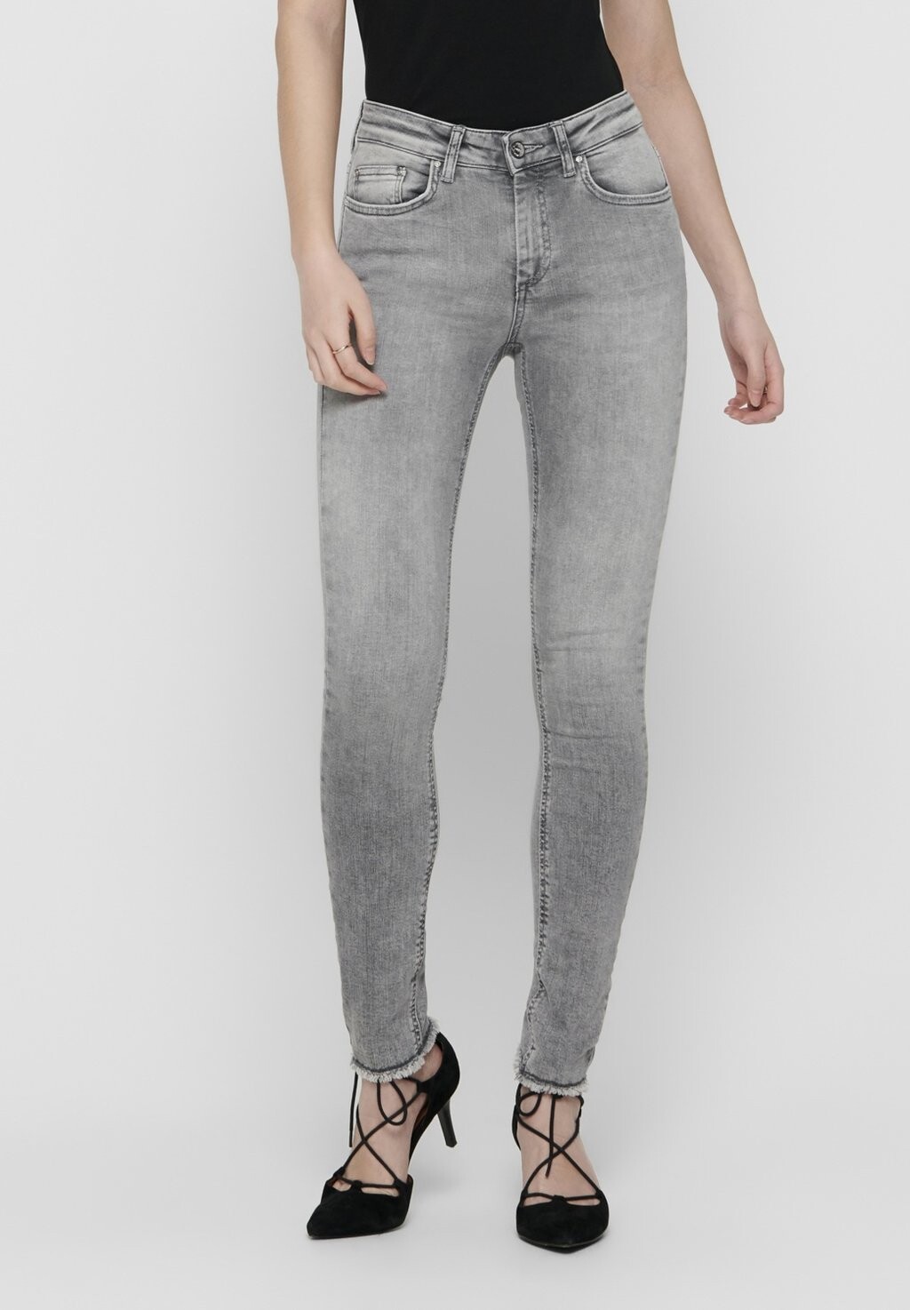 Джинсы Skinny Fit ONLY Onlblush, серый деним
Джинсы Skinny Fit ONLY Onlblush, серый деним