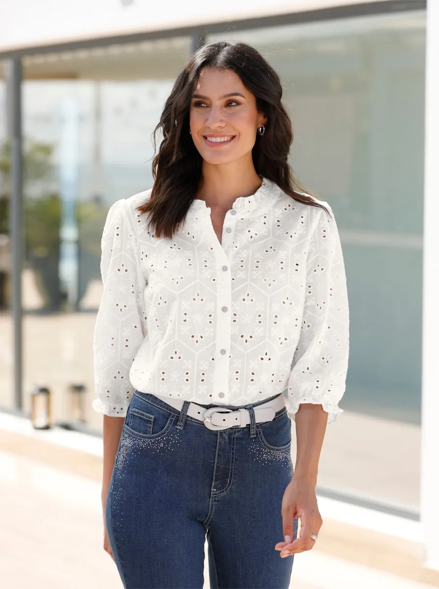 Вдохновение для блузки-рубашки Inspirationen, белый
Вдохновение для блузки-рубашки Inspirationen, белый