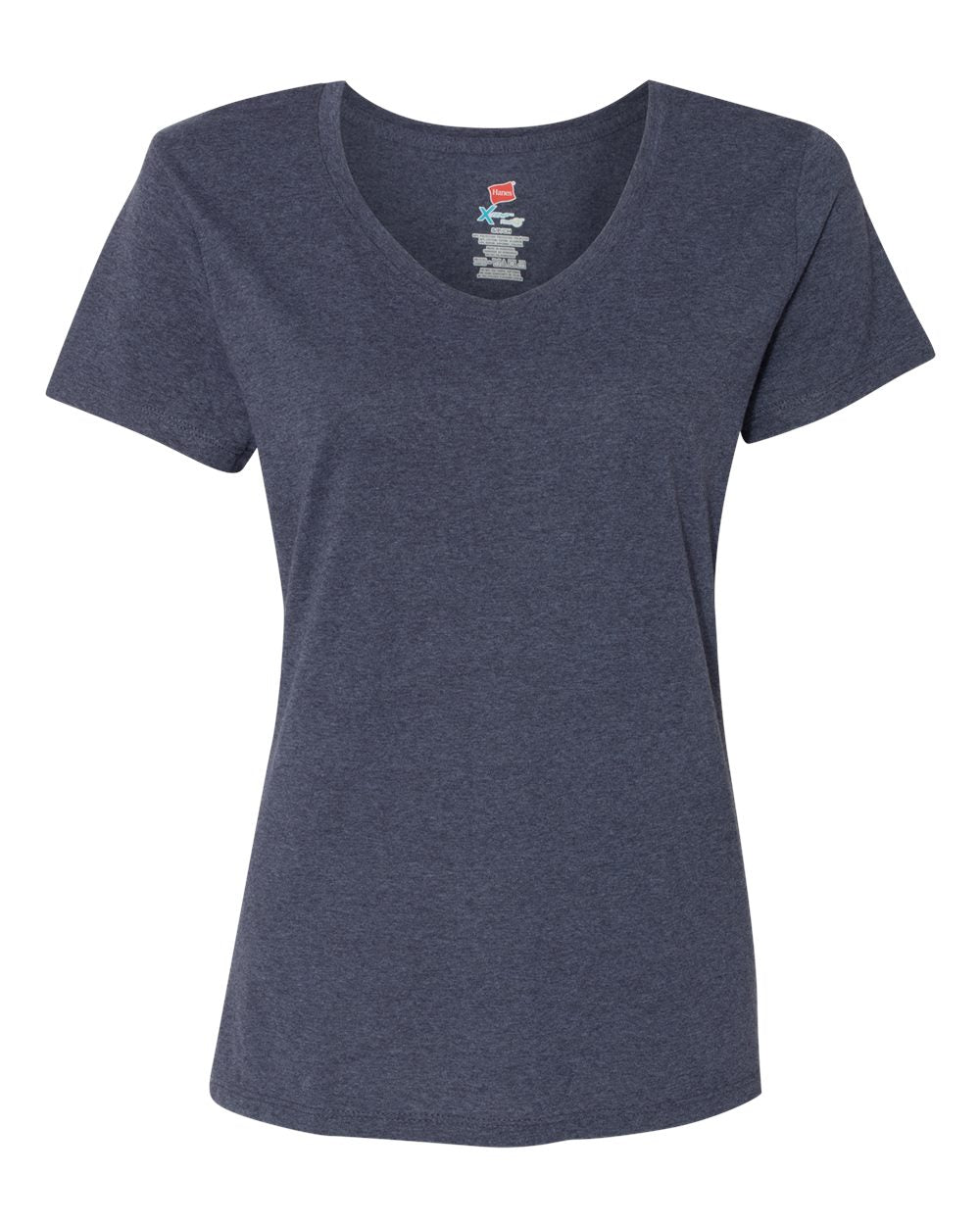 Женская футболка Perfect-T Triblend с V-образным вырезом Hanes, цвет navy triblend
Женская футболка Perfect-T Triblend с V-образным вырезом Hanes, цвет navy triblend