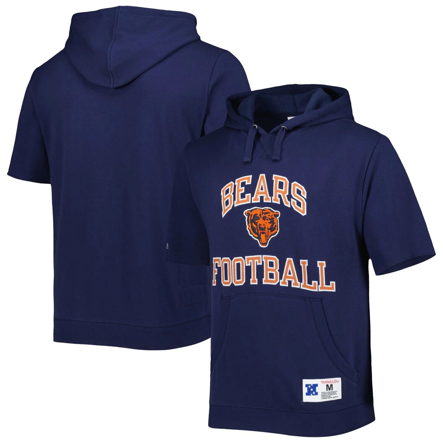 Мужской темно-синий пуловер с капюшоном и короткими рукавами Mitchell & Ness Chicago Bears
Мужской темно-синий пуловер с капюшоном и короткими рукавами Mitchell & Ness Chicago Bears