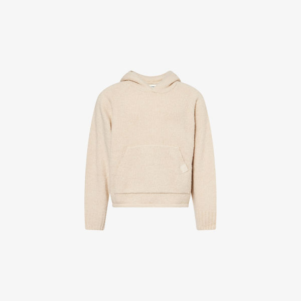 Вязаный худи The Couture Club с карманом-кенгуру из букле, песочный
Вязаный худи The Couture Club с карманом-кенгуру из букле, песочный