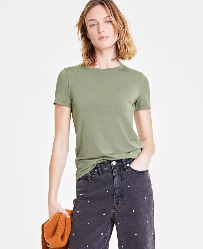 Женская футболка с коротким рукавом и круглым вырезом из модала On 34th, зеленый
Женская футболка с коротким рукавом и круглым вырезом из модала On 34th, зеленый