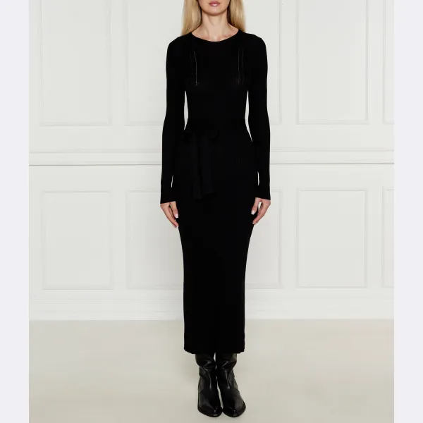 Платье с поясом Twin-Set, черный
Платье с поясом Twin-Set, черный