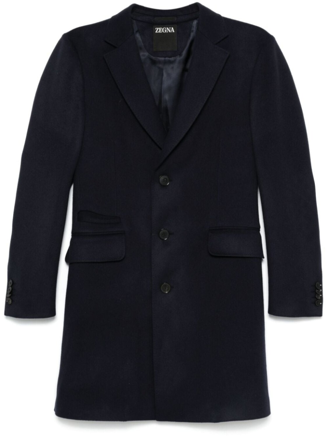 Zegna однобортное пальто, синий
Zegna однобортное пальто, синий