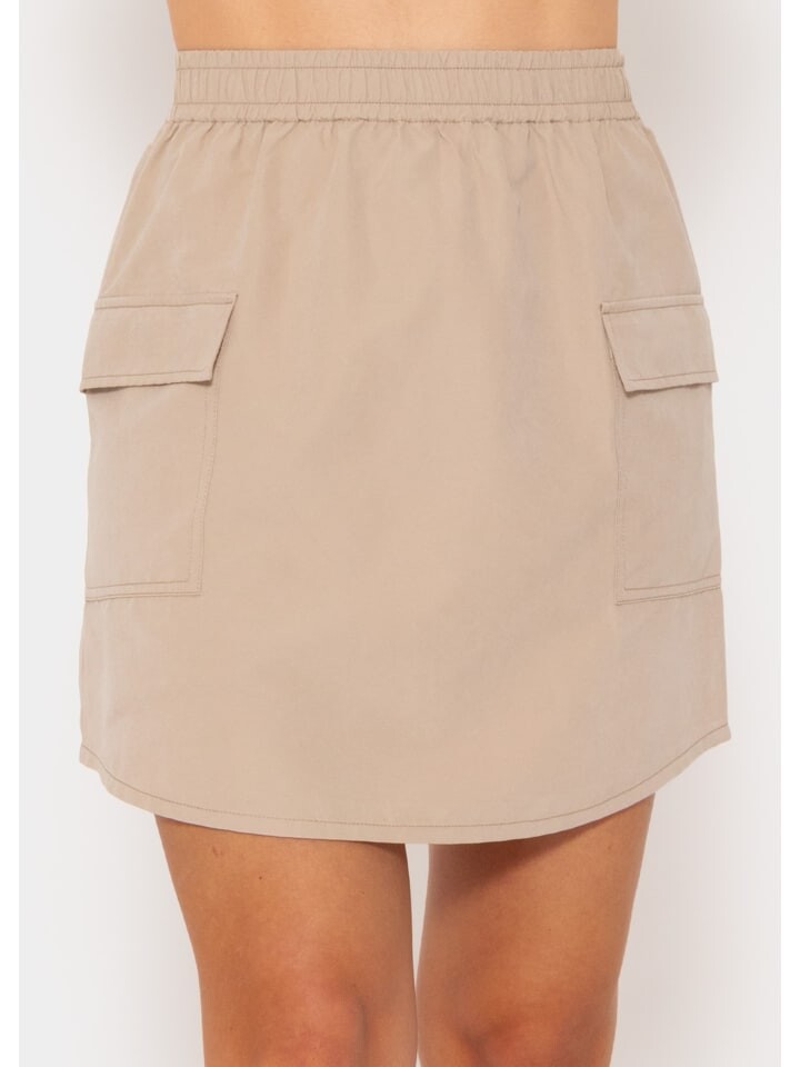 Мини-юбка SASSYCLASSY, бежевый 
Мини-юбка SASSYCLASSY, бежевый