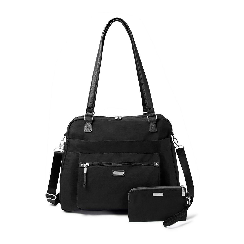 Baggallini Overnight Расширяемая сумка для ноутбука с блокировкой RFID, черный
Baggallini Overnight Расширяемая сумка для ноутбука с блокировкой RFID, черный