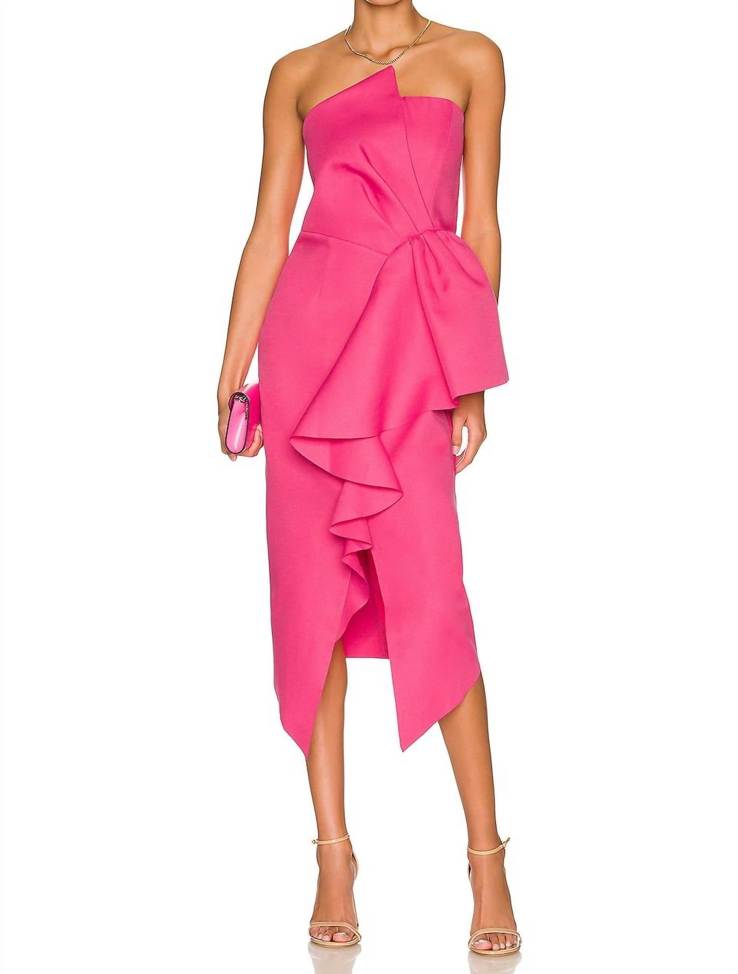 Вечернее платье для приема в фуксии ELLIATT
Вечернее платье для приема в фуксии ELLIATT