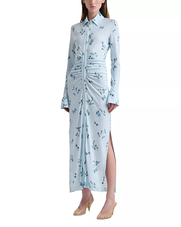 Платье Клаудии с присборенной талией Altuzarra, синий
Платье Клаудии с присборенной талией Altuzarra, синий