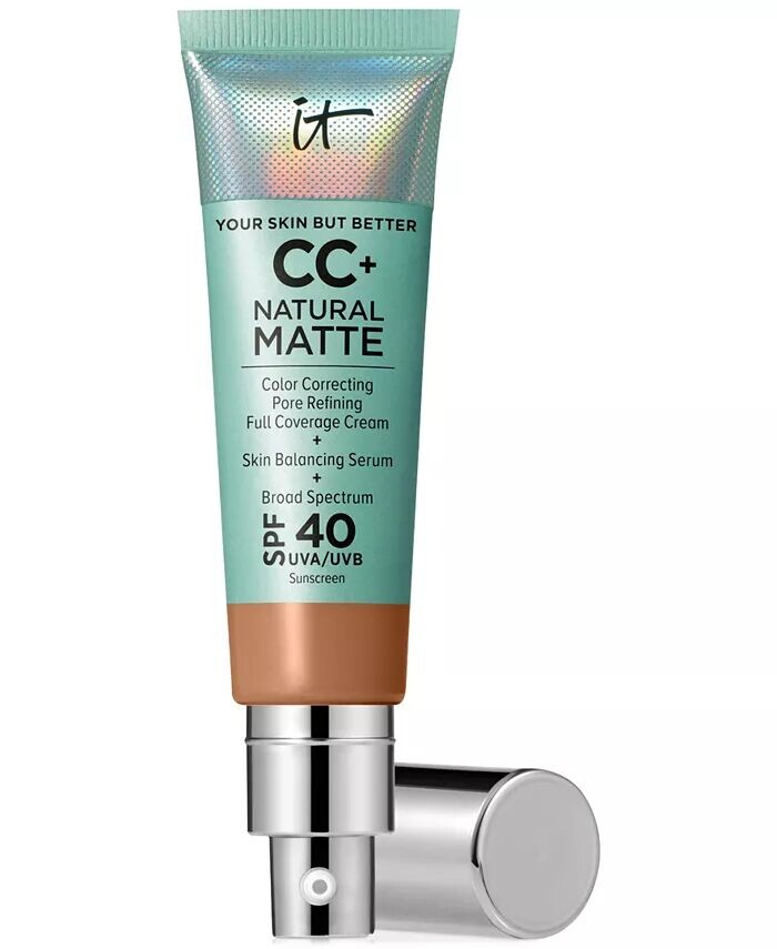 CC+ Крем-матовая основа SPF 40 It Cosmetics, цвет Tan Rich
CC+ Крем-матовая основа SPF 40 It Cosmetics, цвет Tan Rich