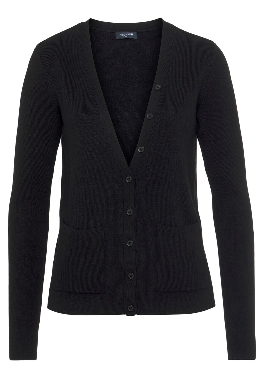 Вязаный кардиган HECHTER PARIS, черный
Вязаный кардиган HECHTER PARIS, черный