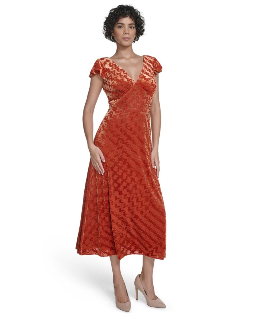 Женское миди-платье с рукавами-крылышками Calvin Klein, Red
Женское миди-платье с рукавами-крылышками Calvin Klein, Red