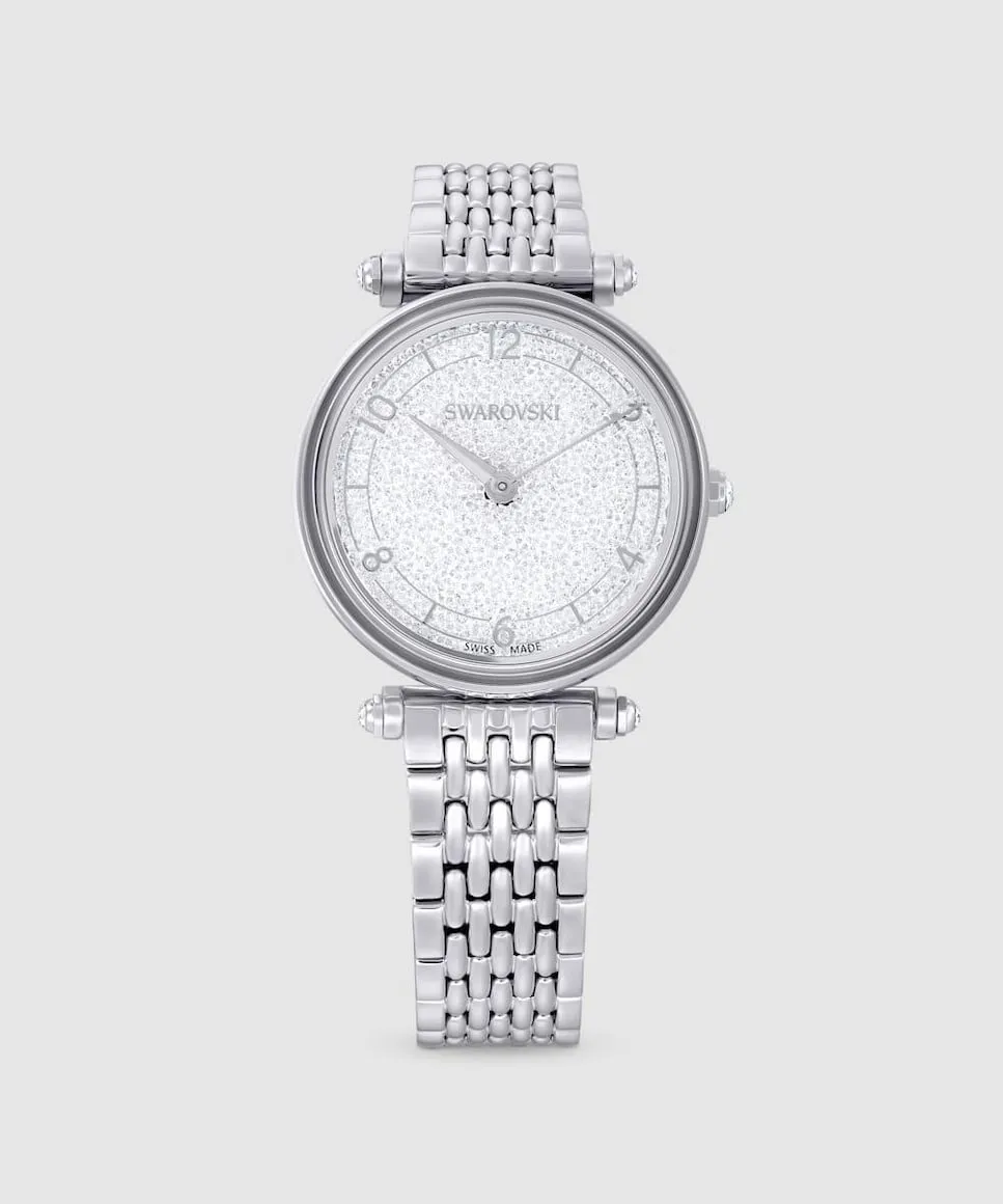 Женские часы Crystalline Wonder из серебристой нержавеющей стали Swarovski, серебряный
Женские часы Crystalline Wonder из серебристой нержавеющей стали Swarovski, серебряный