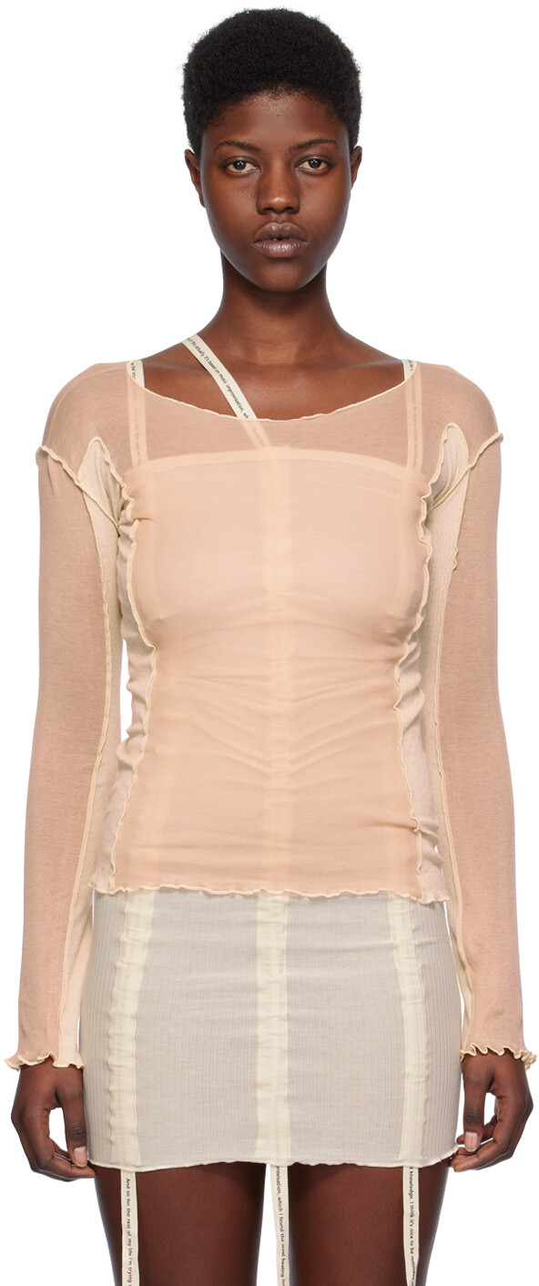 Бежевая футболка с длинным рукавом Sun Baserange
Бежевая футболка с длинным рукавом Sun Baserange