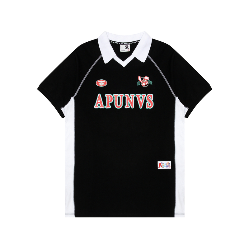 Футболка поло A Bathing APE с аппликацией логотипа Aape, черная
Футболка поло A Bathing APE с аппликацией логотипа Aape, черная