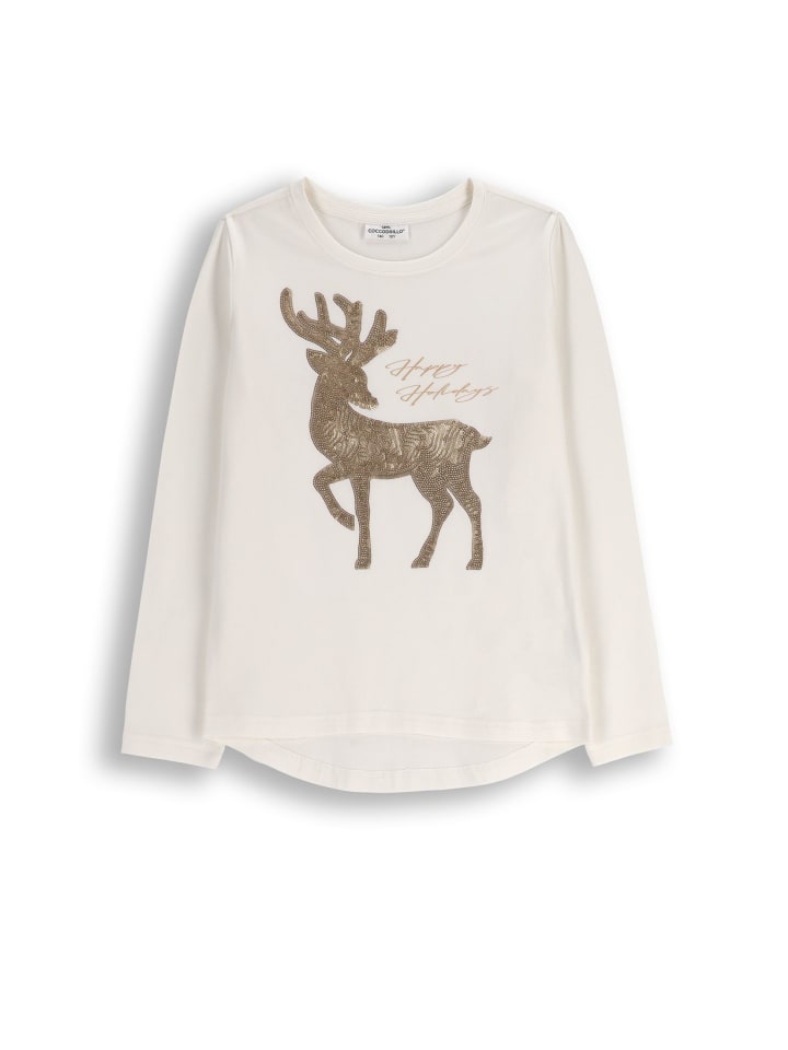 Рождественская рубашка с длинными рукавами цвета экрю Coccodrillo
Рождественская рубашка с длинными рукавами цвета экрю Coccodrillo