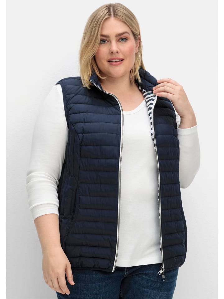 Жилет sheego, темно-синий
Жилет sheego, темно-синий