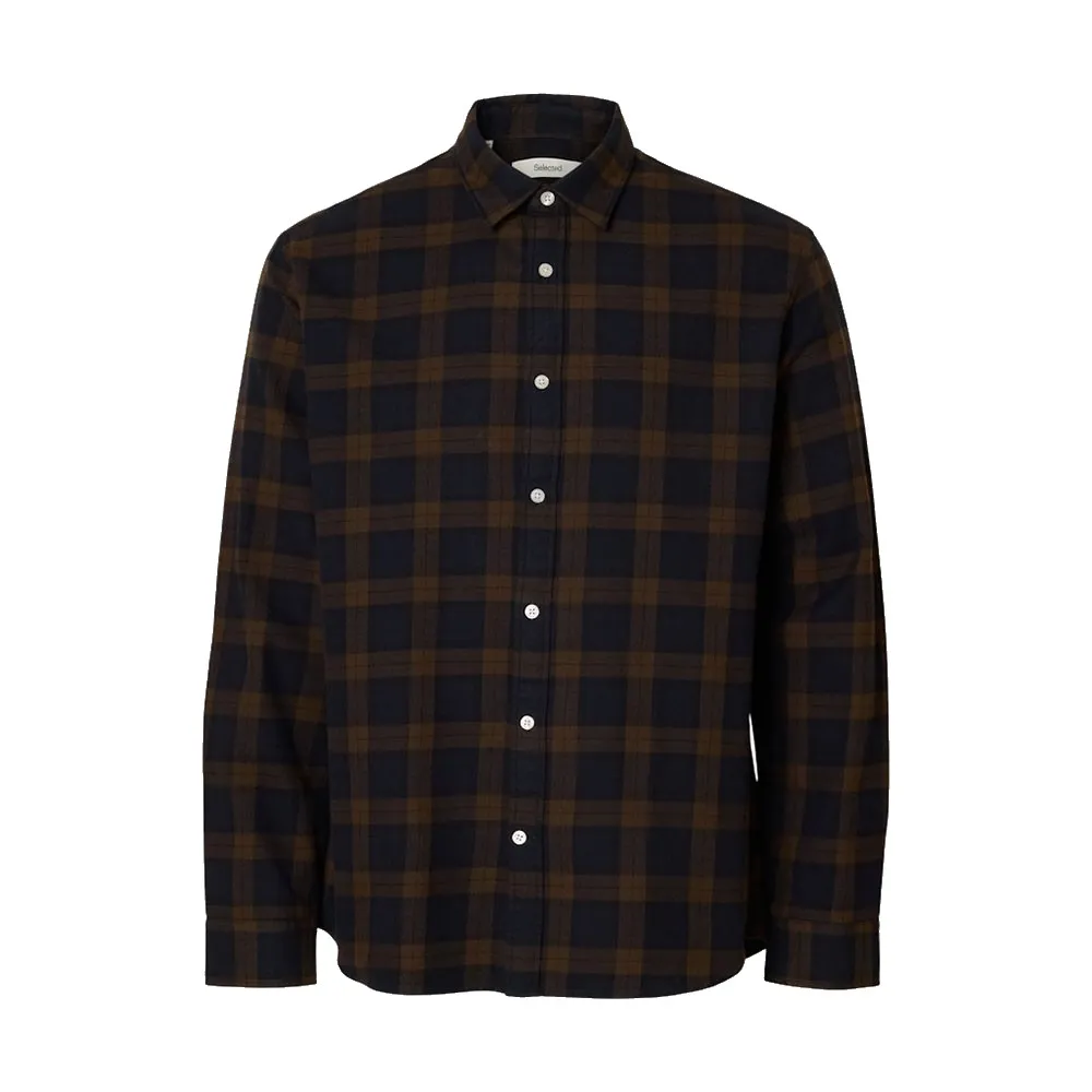 Рубашка с длинным рукавом Selected Noah Regular Fit, синий
Рубашка с длинным рукавом Selected Noah Regular Fit, синий