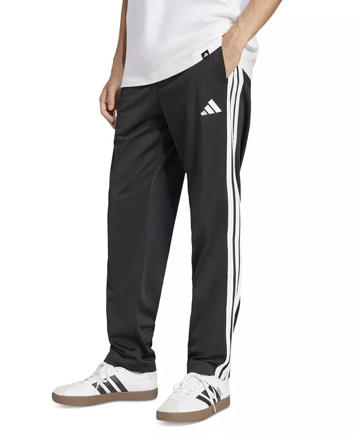 Мужские трикотажные спортивные брюки классического кроя с тремя полосками adidas, черный
Мужские трикотажные спортивные брюки классического кроя с тремя полосками adidas, черный