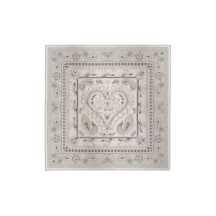 HERMES Шерстяной шёлковый шарф, Black/White
HERMES Шерстяной шёлковый шарф, Black/White